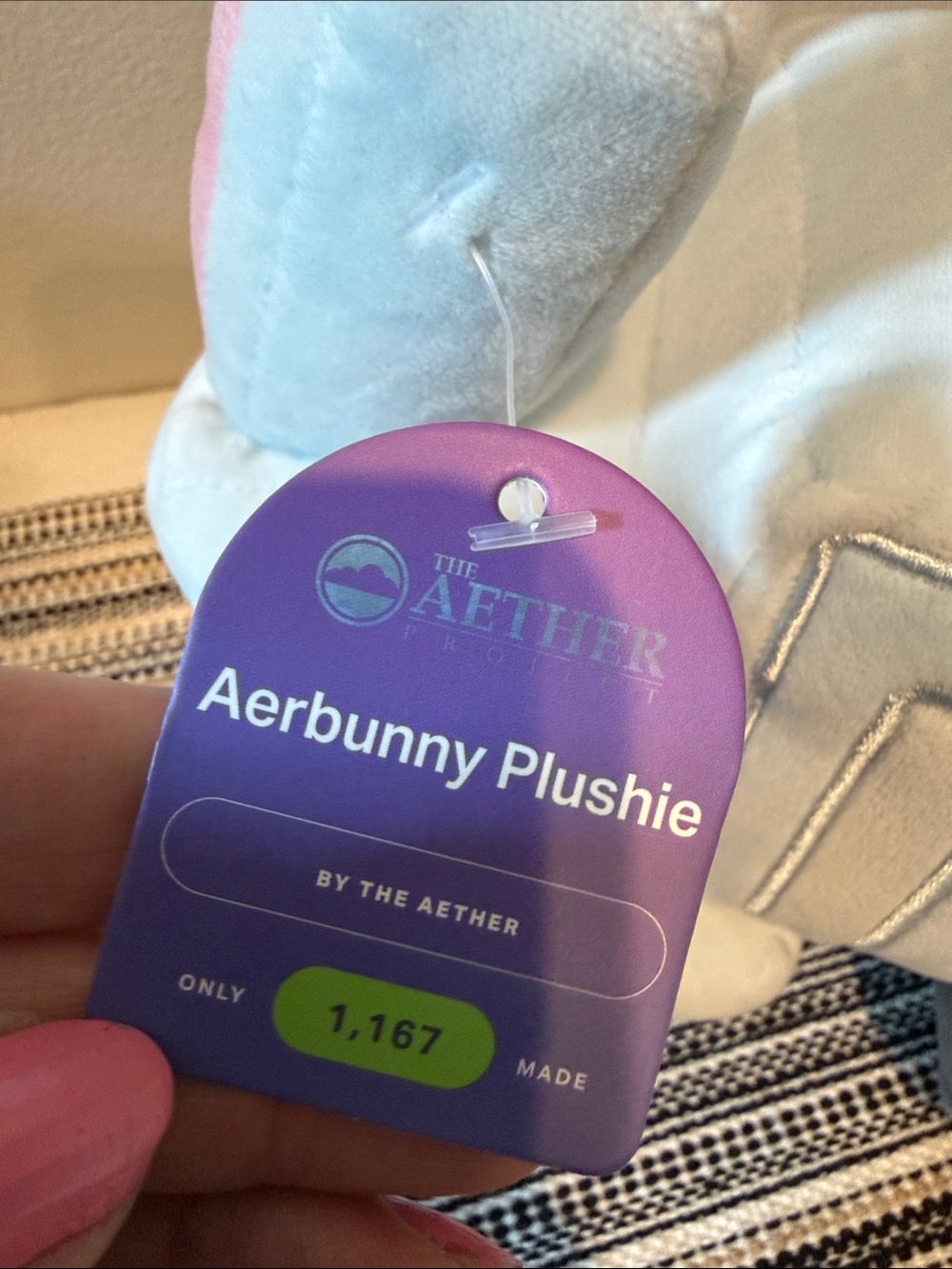 Aerbunny Plush The Aether Ultimate Mod Minecraft Game Makeship Only 1167 RARE! - Picture 6 of 11